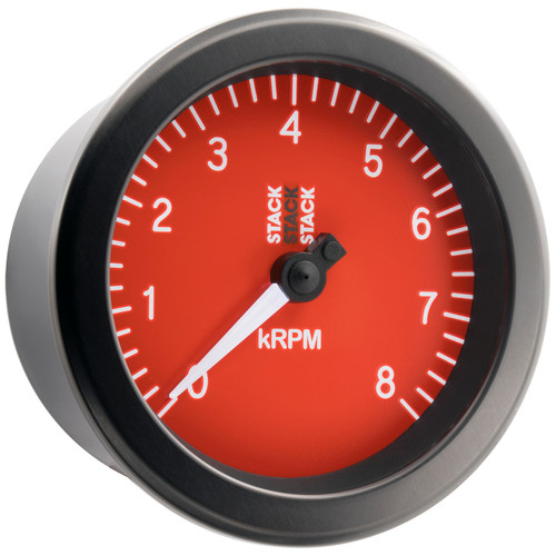 Autometer Stack Sport 88mm 0-8K RPM Tachometer - Red - ST100-08R User 6