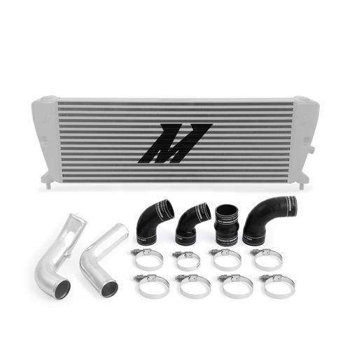 Mishimoto Ford Ranger 3.2L Diesel Intercooler Kit 2011+ Silver w/ Polished Pipes - MMINT-RGR-11KSLP Photo - Primary
