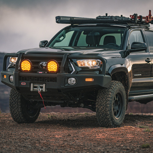 ARB 16-22 Toyota Tacoma 49in x 45in BASE Rack Kit with Deflector - BASE301 Photo - Mounted