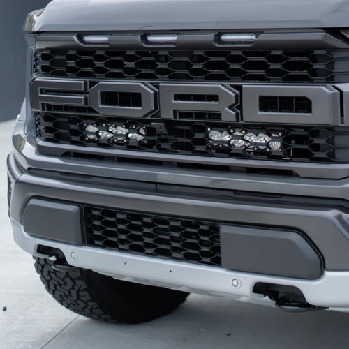 Baja Designs 2021+ Ford Raptor OnX6 Behind Grill Kit -10in. Clear D/C - 448063 User 1