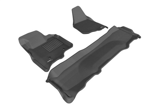 3D MAXpider 11-12 Ford F-250 / 350 / 450 Crew Cab Kagu Black Full Set - L1FR07001509 Photo - Primary