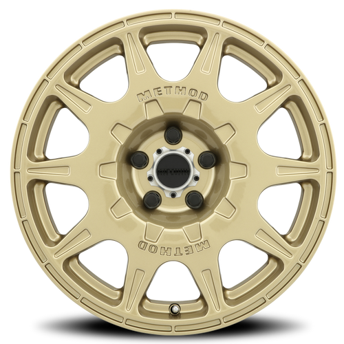 Method MR502 RALLY 17x8 +38mm Offset 5x4.5 67.1mm CB Gold Wheel - MR50278012138-2 Photo - Primary