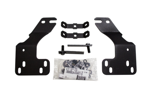 Go Rhino 14-15 Chevy Silverado 1500 (Excl. Drvr Alrt Pkg) RC4 & RC3 LR Brackets - Tex. Blk - 561860TK Photo - Primary