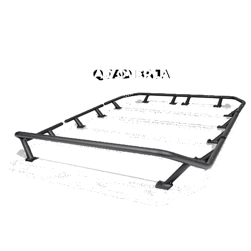 Go Rhino SRM300 Quad Overland Rail Kit (For 60x40in. Rack) - Tex. Blk (Rails ONLY - Req. Platform) - 5933064T Photo - Close Up