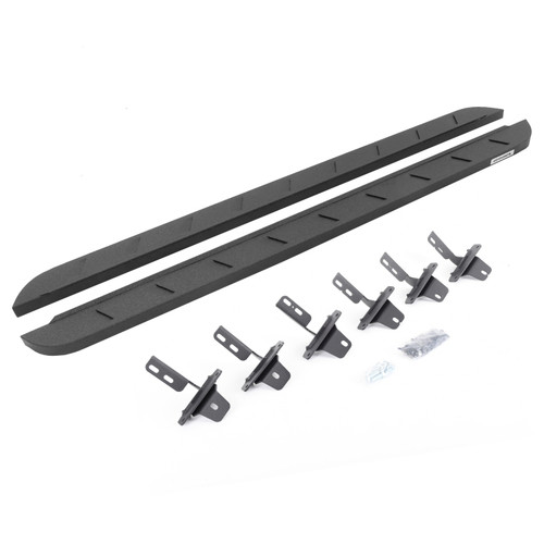 Go Rhino 21-22 Ford Bronco (Excl. Sport) 4DR RB10 Slim Running Boards Kit (w/Brackets) - Bedliner Ct - 63412973ST User 1