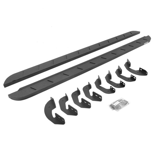 Go Rhino 07-21 Toyota Tundra DC 4DR RB10 Slim Running Boards Kit (Incl. Brackets) - Bedliner Coating - 63441580ST User 1