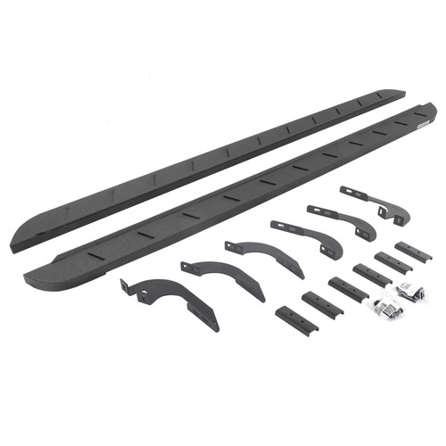 Go Rhino 05-22 Toyota Tacoma DC 4DR RB10 Slim Running Boards Kit (Incl. Brackets) - Bedliner Coating - 63442987ST User 1