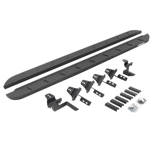 Go Rhino 07-18 Jeep Wrangler JK 4DR RB10 Slim Running Boards Kit (Incl. Brackets) - Bedliner Coating - 63450568ST User 1