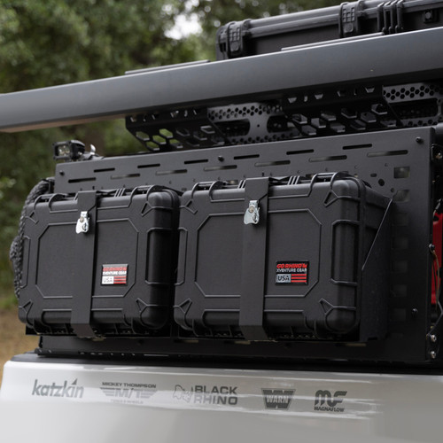 Go Rhino XVenture Gear Hard Case Mount Medium 18in. (Mount ONLY for XRS/SRM Racks) - Tex. Blk - XG181407M Photo - lifestyle view