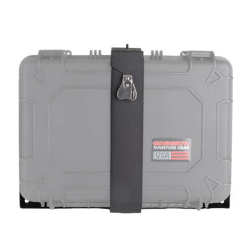 Go Rhino XVenture Gear Hard Case Mount Large 25in. (Mount ONLY for XRS/SRM Racks) - Tex. Blk - XG252010M Photo - Mounted
