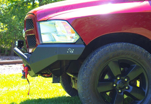 Fishbone Offroad 2009+ Ram 1500 Classic Anglerfish Front Bumper - Black Texture - FB22397 Photo - lifestyle view
