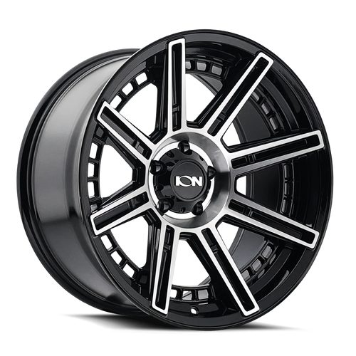 ION Type 149 20x10 / 6x139.7 BP / -24mm Offset / 106.1mm Hub Black/Machined Wheel - 149-2183B Photo - Primary