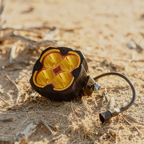 KC HiLiTES FLEX ERA 4 Performance Yellow Spot Beam Lens - 4269 Photo - lifestyle view