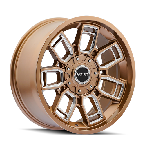 Mayhem 8118 Ordinance 20x9 / 6x135/139.7 BP / 106.1mm Hub Matte Bronze Wheel w/ Milled Spokes - 8118-2937MZ Photo - Primary