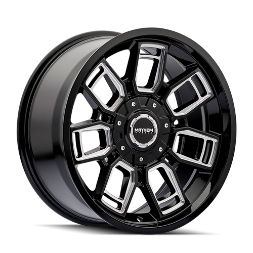 Mayhem 8118 Ordinance 20x9 / 5x127/139.7 BP / 87.1mm Hub Matte Bronze Wheel w/ Milled Spokes - 8118-2952MZ Photo - Primary