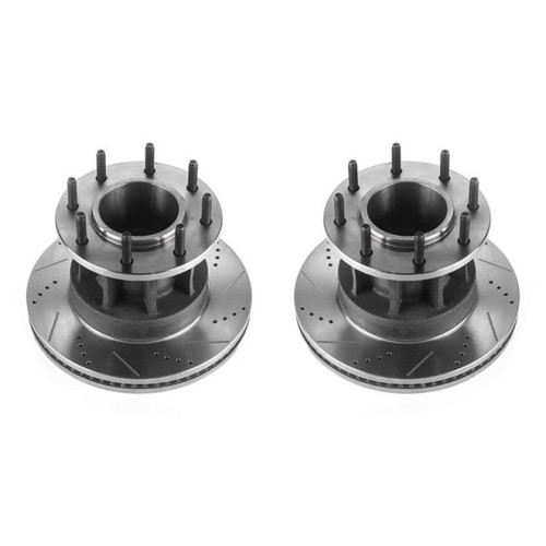 Power Stop 17-22 Ford F-350 Super Duty Front Drilled & Slotted Rotor - Pair - AR85188XPR Photo - Primary