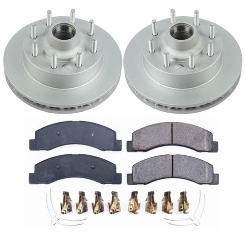 Power Stop 03-04 Ford F-350 Super Duty Front Z17 Coated Brake Kit - CRK1392 Photo - Primary