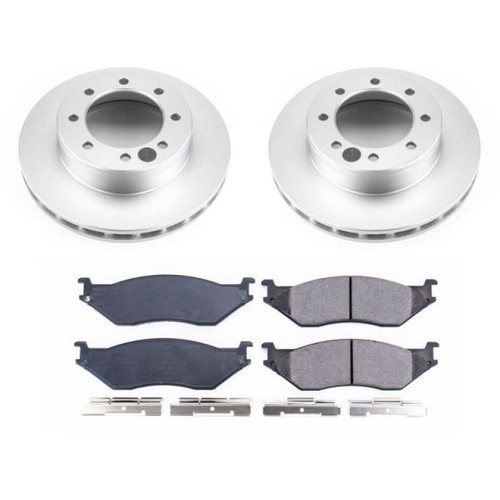 Power Stop 99-04 Ford F-550 Super Duty Front Z17 Coated Brake Kit - CRK5185 Photo - Primary