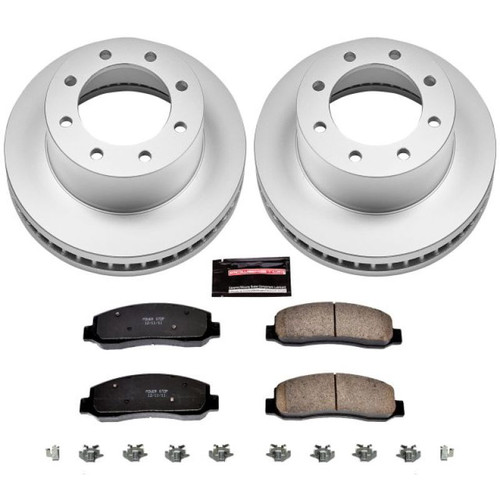 Power Stop 10-11 Ford F-350 Super Duty Front Z17 Coated Brake Kit - CRK5412 Photo - Primary