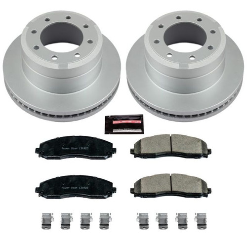Power Stop 13-22 Ford F-350 Super Duty Rear Z17 Coated Brake Kit - CRK6407 Photo - Primary