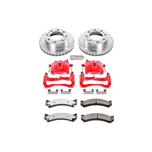 Power Stop 03-09 Hummer H2 Front Z36 Truck & Tow Kit w/Cals - KC2020-36 Photo - Primary