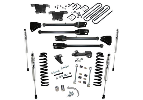 Superlift 08-10 Ford F-250 SuperDuty 4WD Diesel 4in Lift Kit w/ A 4 Link Conversion/Fox 2.0 Shocks - K233F Photo - Primary