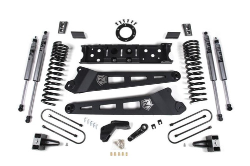 Zone Offroad 2019 Ram 3500 4in Radius Arm Bracket Gas - 3in Rear Block w/o Overload - Nitro Shocks - ZOND105N Photo - Primary