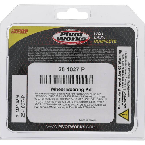Pivot Works Pw Premium Wheel Bearing - 25-1027-P Photo - Primary
