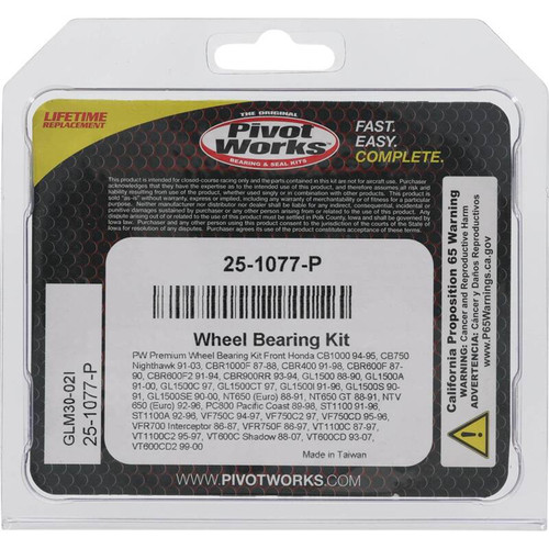 Pivot Works Pw Premium Wheel Bearing - 25-1077-P Photo - Primary