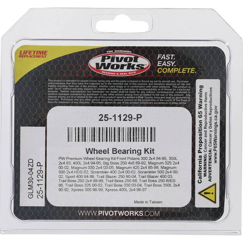 Pivot Works Pw Premium Wheel Bearing - 25-1129-P Photo - Primary