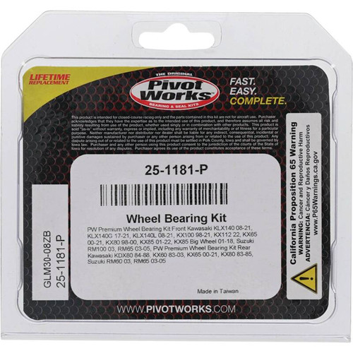 Pivot Works Pw Premium Wheel Bearing - 25-1181-P Photo - Primary