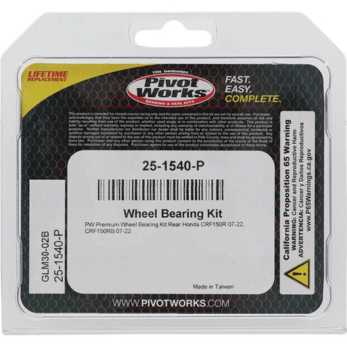 Pivot Works Pw Premium Wheel Bearing - 25-1540-P Photo - Primary
