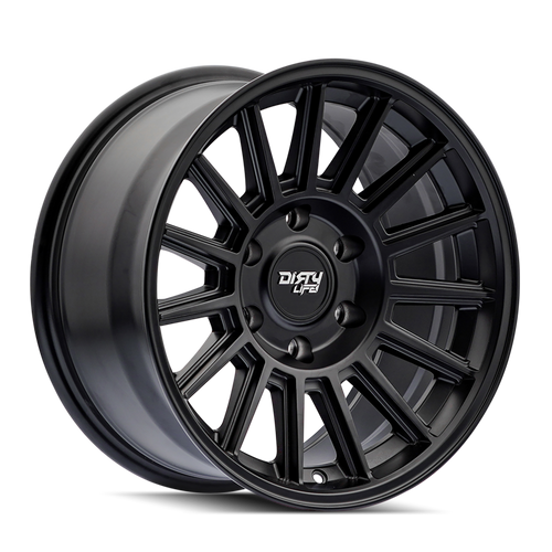 Dirty Life Journey 9316 17x8.5 / 5x127 BP / 0mm Offset / 78.1mm Hub Matte Black Wheel - 9316-7873MB Photo - Primary