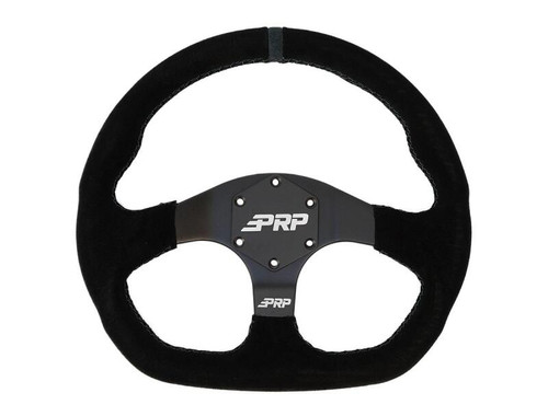 PRP Suede D-Shape Steering Wheel - Blue - G251 Photo - Primary
