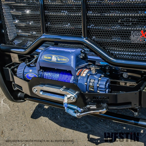 Westin Chevrolet Silverado 2500/3500 20-21 HDX Winch Mount Grille Guard - 57-93995 Photo - Mounted