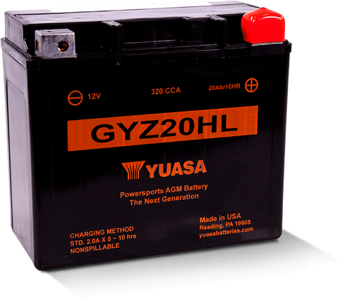 Yuasa GYZ20HL High Performance Maintenance Free AGM 12 Volt Battery - YUAM720GH User 1
