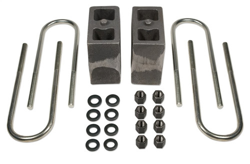 Tuff Country 99-16 Ford F-250 4wd (w/Factory Overloads) 5.5in Rear Block & U-Bolt Kit Non-Tapered - 97064 Photo - Primary