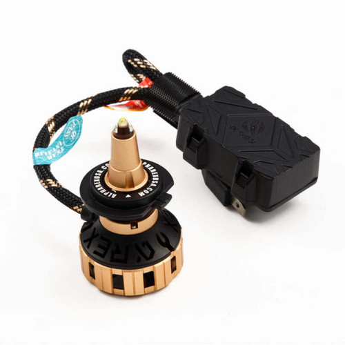 AlphaRex Gold Ammo Panoramic LED Light Bulbs - H11 - 110012 Photo - Primary