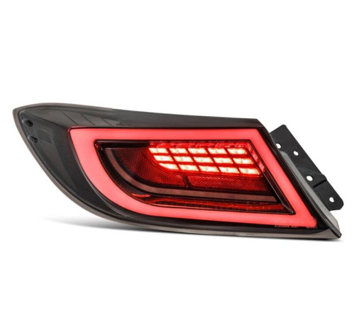 AlphaRex 22-24 Toyota GR86 LUXX LED Taillights Black Smoke - 675020 User 2