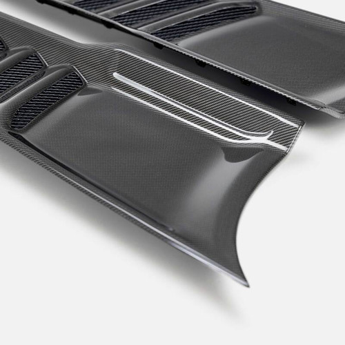 Anderson Composites 2021 Dodge RAM TRX Carbon Fiber Hood Vents - Type OE - AC-HV21DGTRX User 1