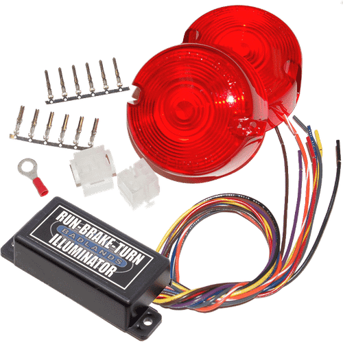 Badlands 86-90 Sportster Plug N Play Illuminator - ILL-02-RL-B Photo - Primary