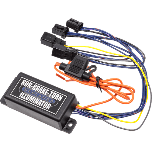 Badlands 2014+ Sportster CAN/Bus Hard Wire Illuminator w/ Single Center Taillight - ILL-CB-B Photo - Primary
