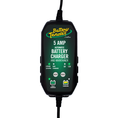 Battery Tender 12V 5AMP Lead Acid and Lithium Selectable Battery Charger - 022-0186G-DL-WH User 1
