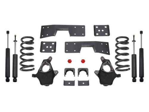 MaxTrac 99-06 GM C1500 2WD V6 4in/6in Lowering Spindle Kit - K330946-6 Photo - Primary