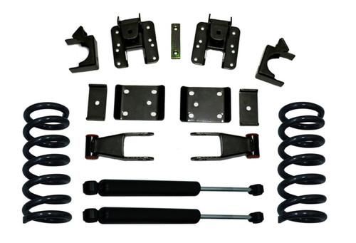 MaxTrac 14-18 GM C/K1500 2WD/4WD Extended/Crew Cab 2in/4in Lowering Coil Kit - K331524-8 Photo - Primary