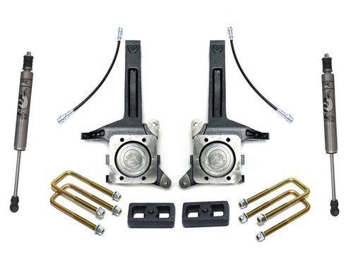 MaxTrac 07-18 Toyota Tundra 2WD 3.5in/2in MaxPro Elite Spindle Lift Kit w/FOX Shocks - K886732F Photo - Primary