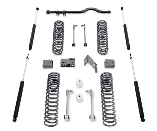 MaxTrac 07-18 Jeep Wrangler JK 4.5in/4.5in MaxPro Coil Lift Kit w/Track Bar & MaxTrac Shocks - K889745S Photo - Primary