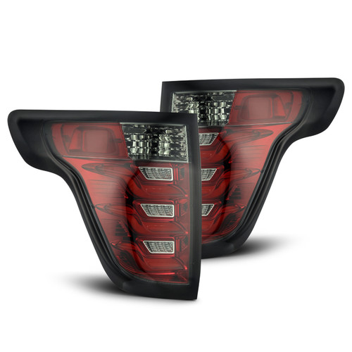 AlphaRex 11-15 Ford Explorer PRO-Series LED Tail Lights Red Smoke - 660020 Photo - Primary