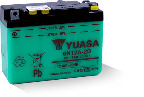 Yuasa 6N12A-2D Conventional 6 Volt Battery - YUAM2612D User 1