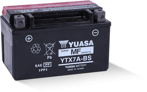 Yuasa YTX7A-BS Maintenance Free AGM 12 Volt Battery (Bottle Supplied) - YUAM32X7AIND User 1